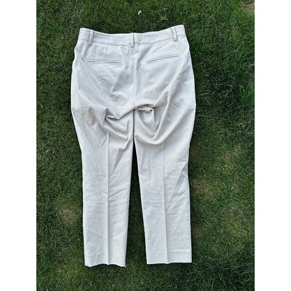Theory Womens Tan Size 6 Pant  Straight Leg Office EUC - Picture 4 of 4